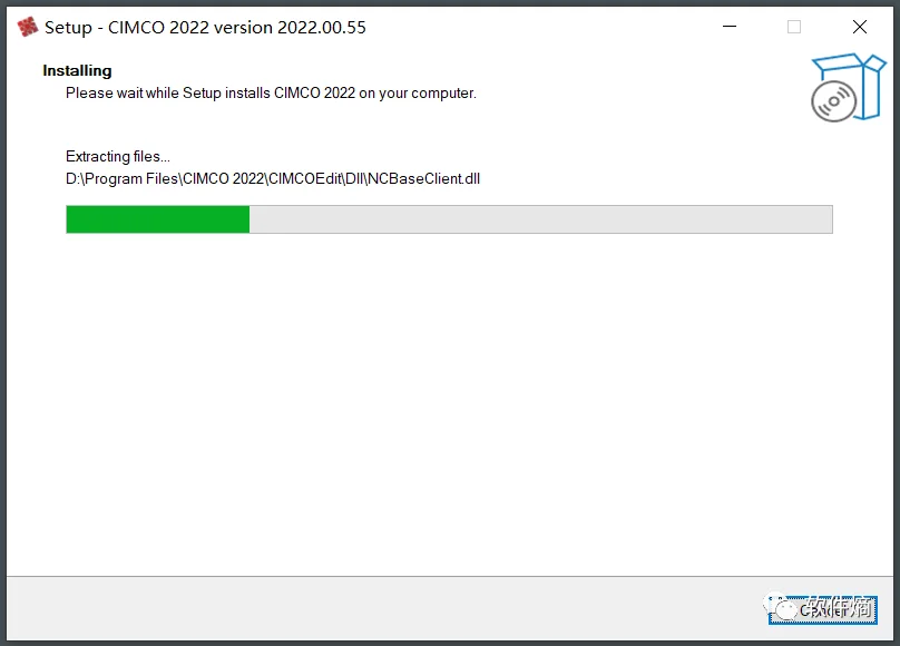 (新更)CIMCOEdit 2022 安装教程+安装包 教程：7 安装中
