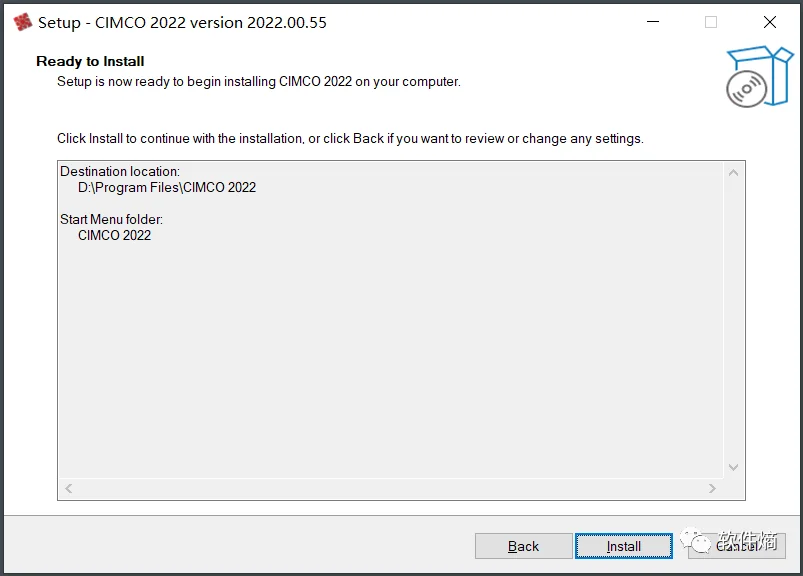 (新更)CIMCOEdit 2022 安装教程+安装包 教程：6 点击install