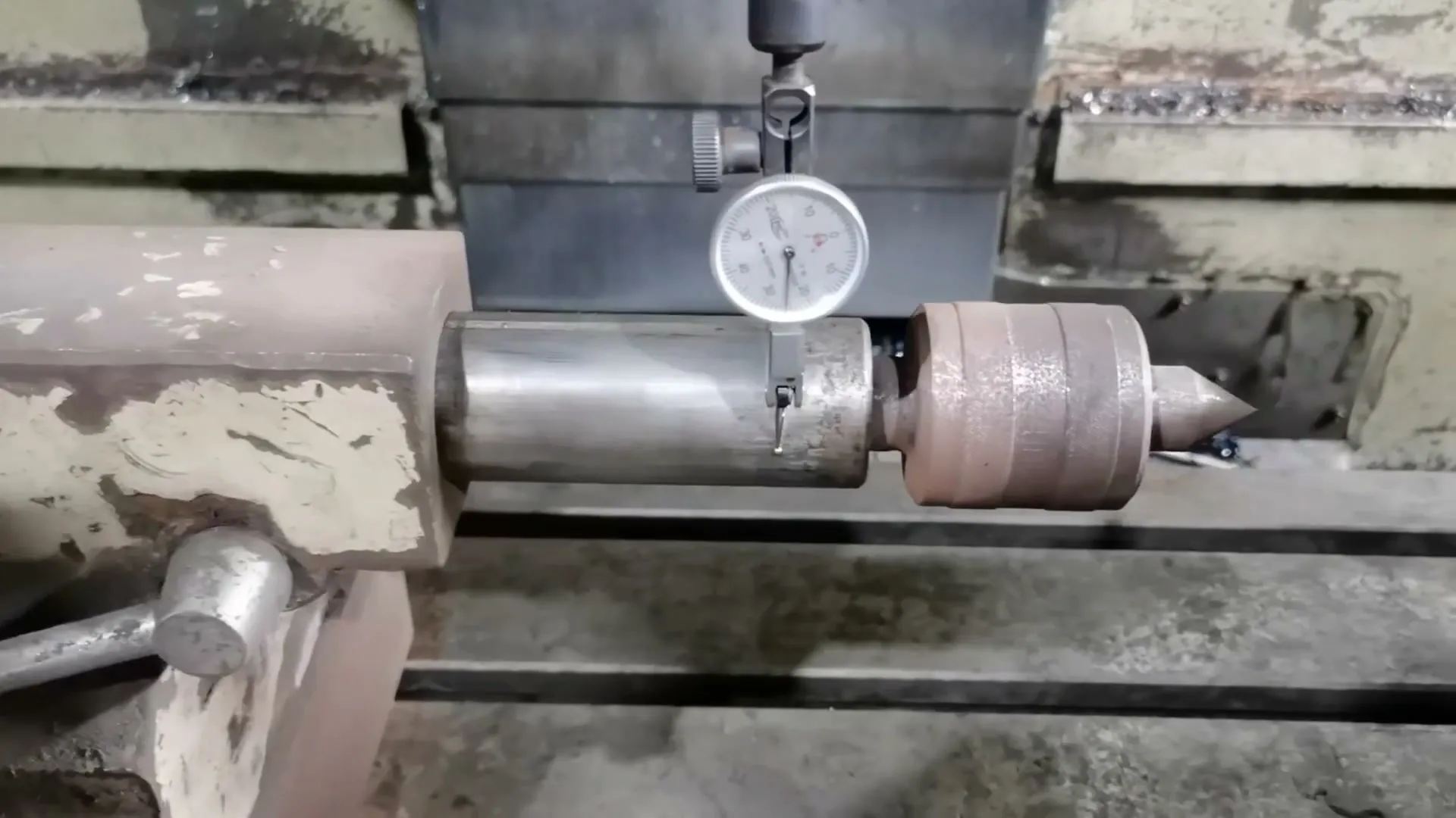 多坐标加工 - 校四轴顶尖尾座 - 操作画面