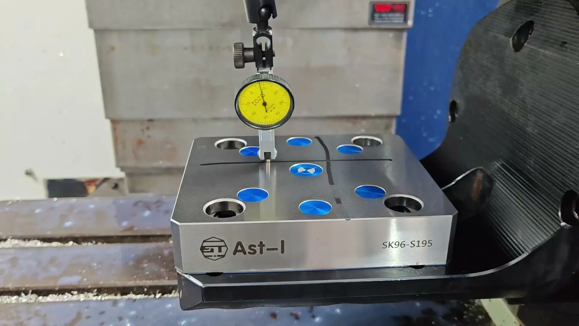 桥板宏程序 - 四轴校桥板 - 高清实录