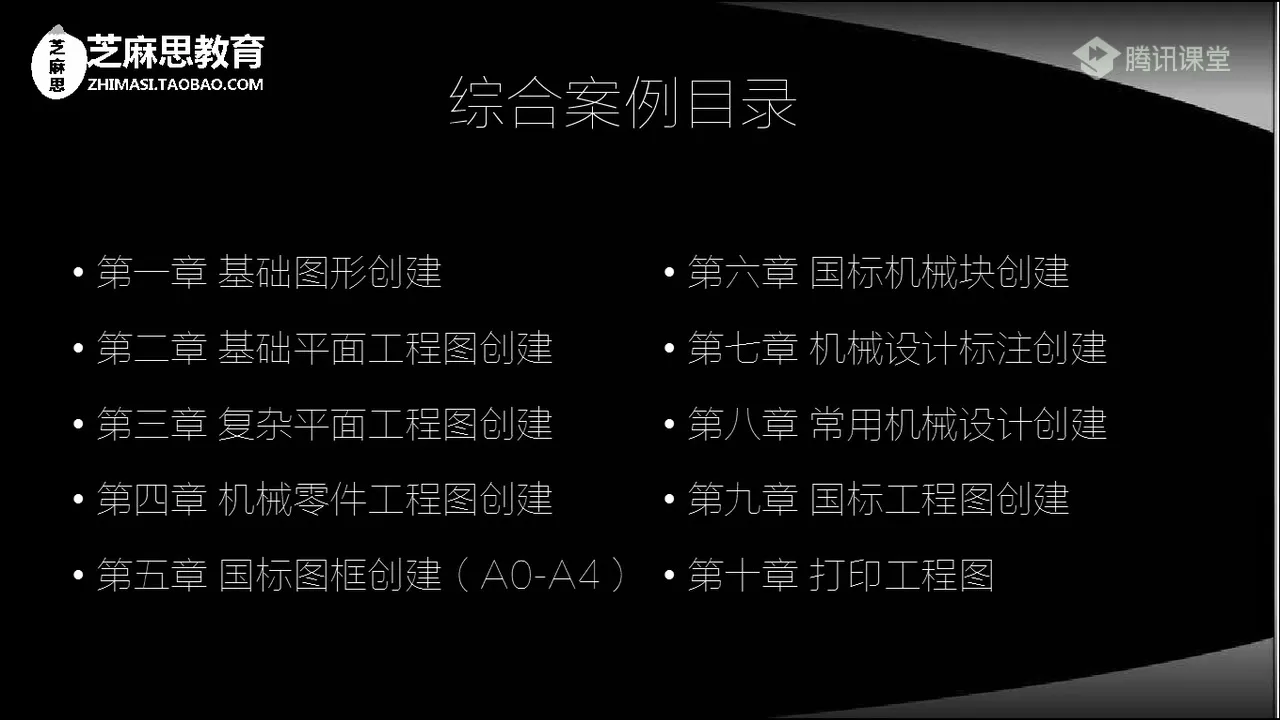 工程图打印 - 综合案例介绍 - 实机演示