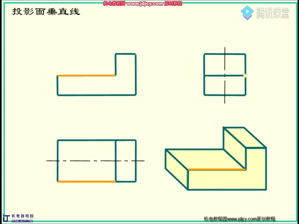几何体识读 - 直线的投影特性及识图方法 - 参数设置图