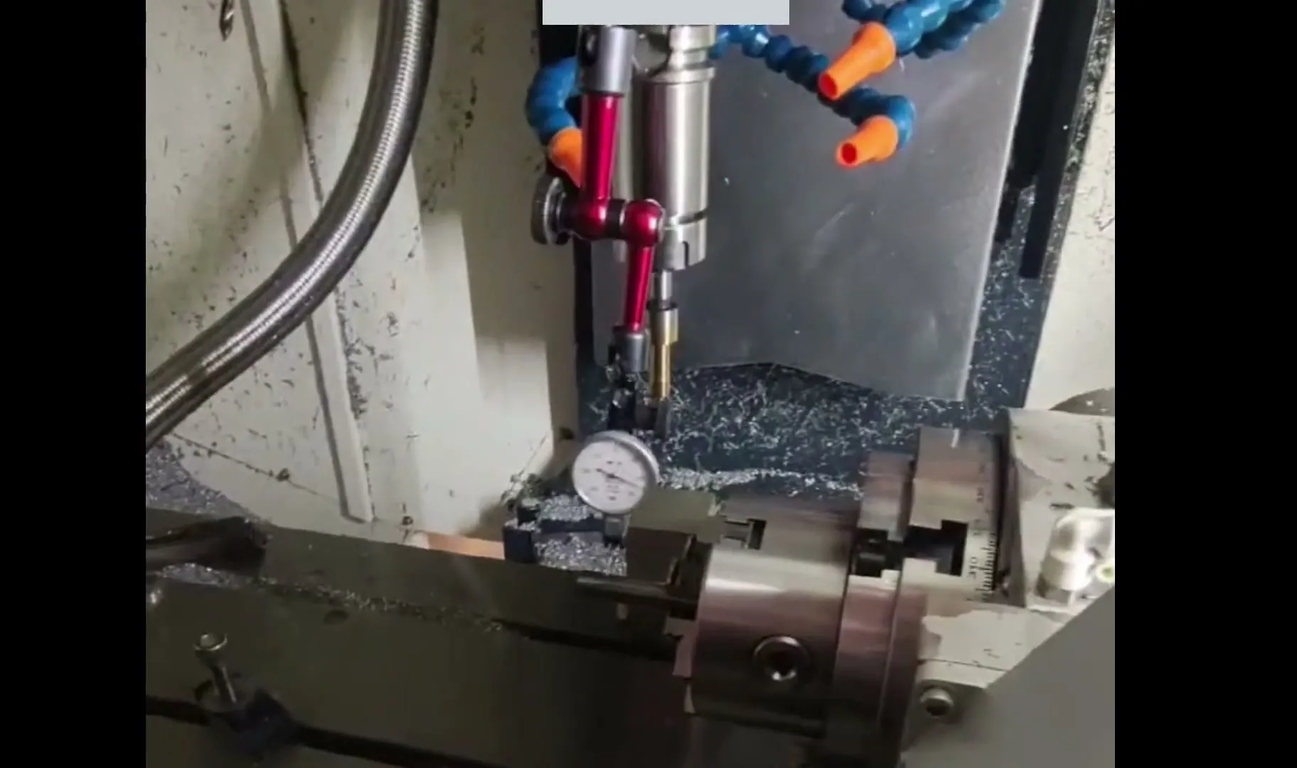 工装校准 - 校跳动分钟取Z值 - 刀路解析