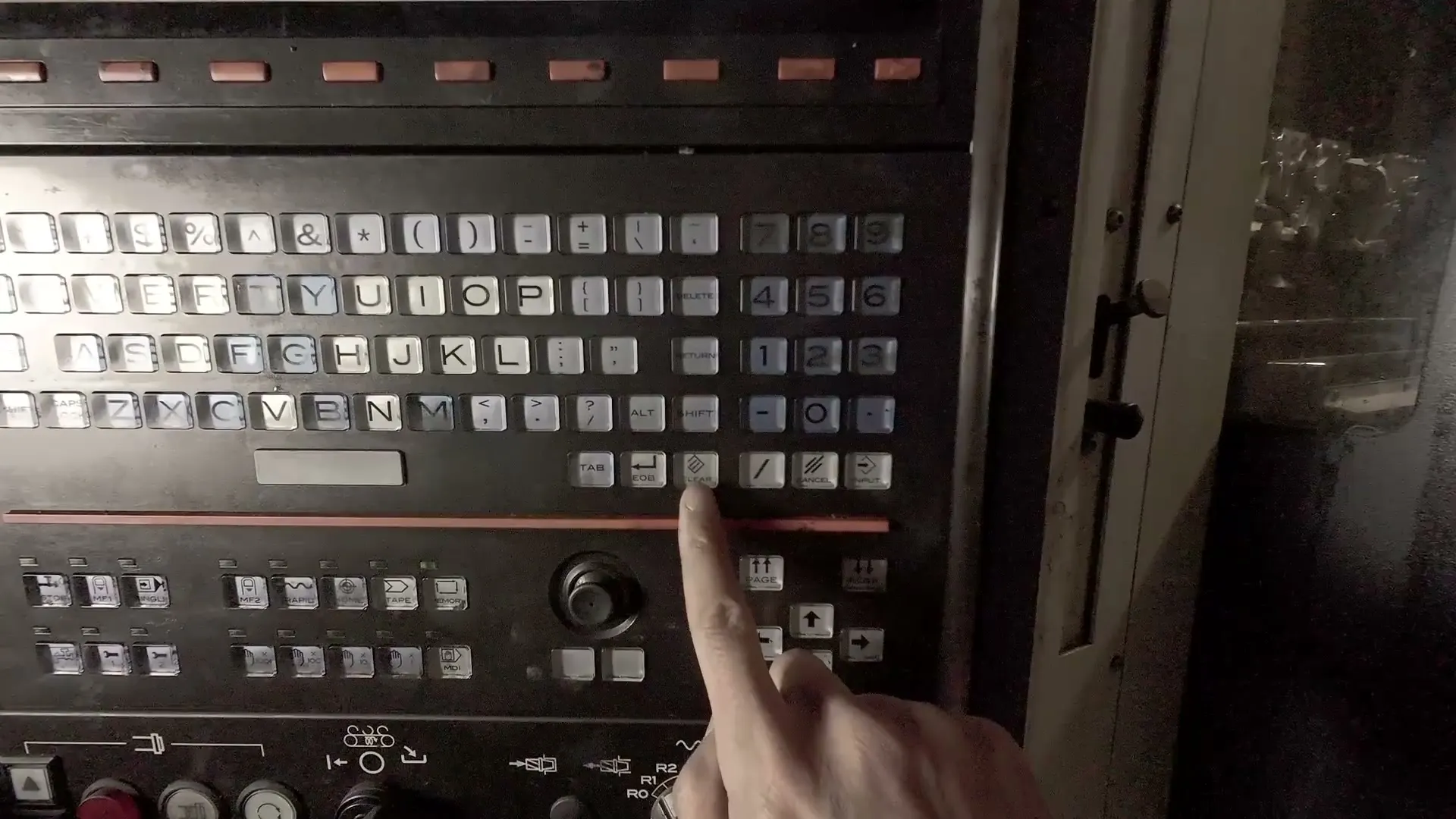 3D铣面 - 马扎克操作面板介绍 - 参数设置图