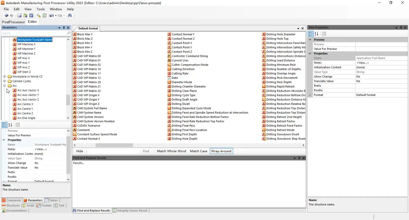 G代码优化 - 后处理基础入门_用户自定义参数 - 参数设置图