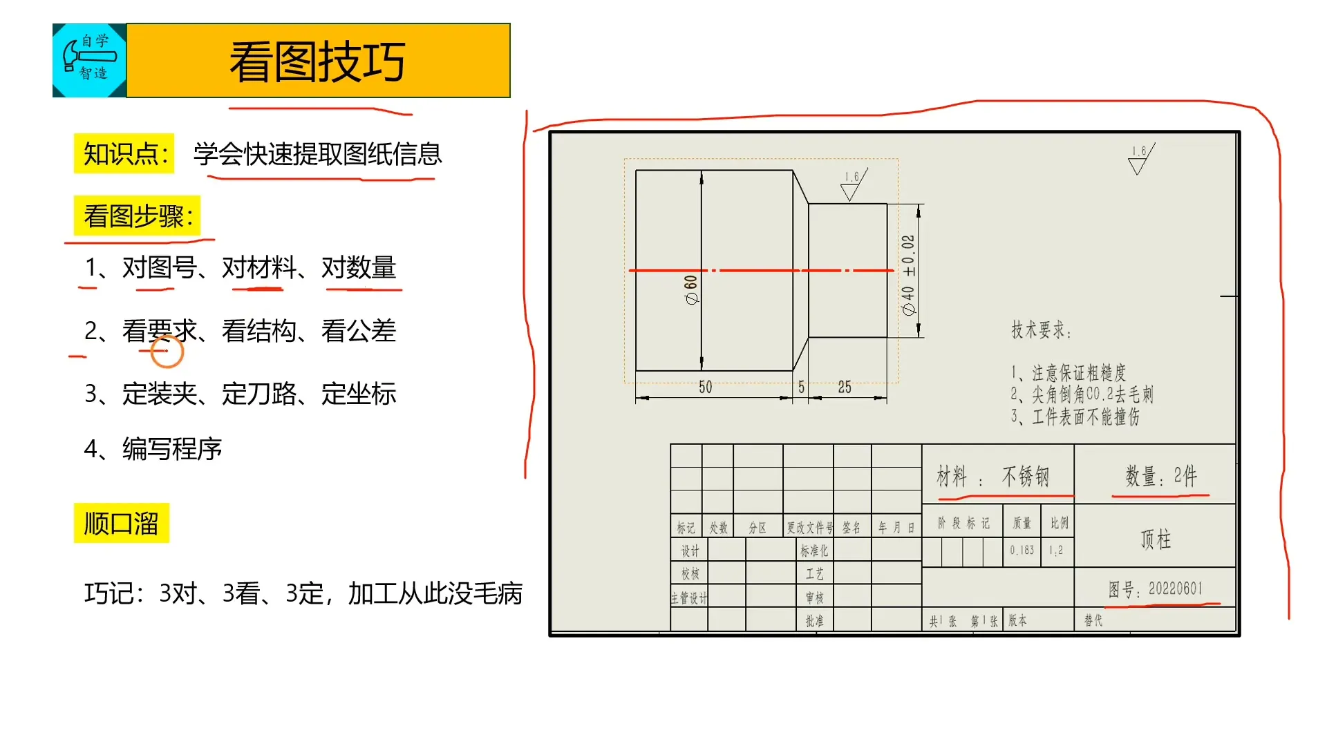 加工原点设置 - 看图技巧 - 高清实录